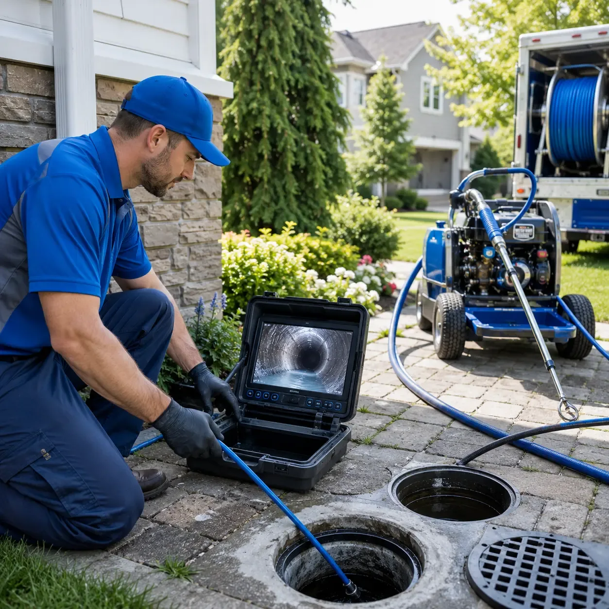 Outdoor drain cleaning professionals serving Sasser, GA