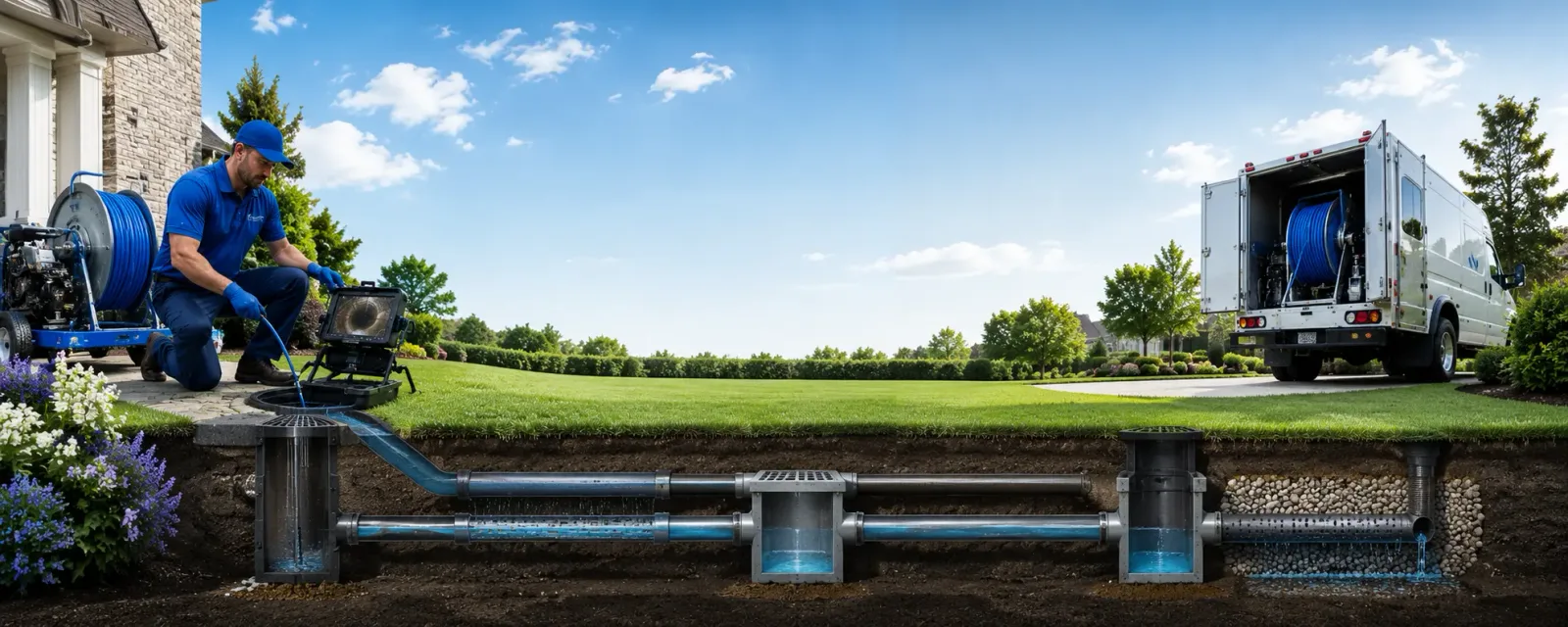 Outdoor drain cleaning information for Sasser, GA